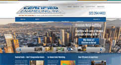 Desktop Screenshot of certifiedenameling.com
